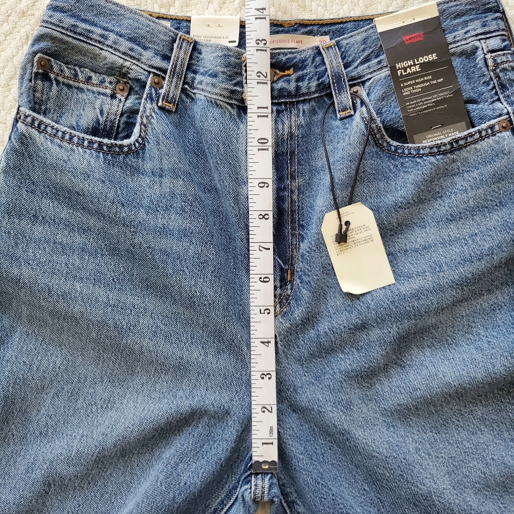 Levis High Loose Flare Jeans NWT - Picture 14 of 16